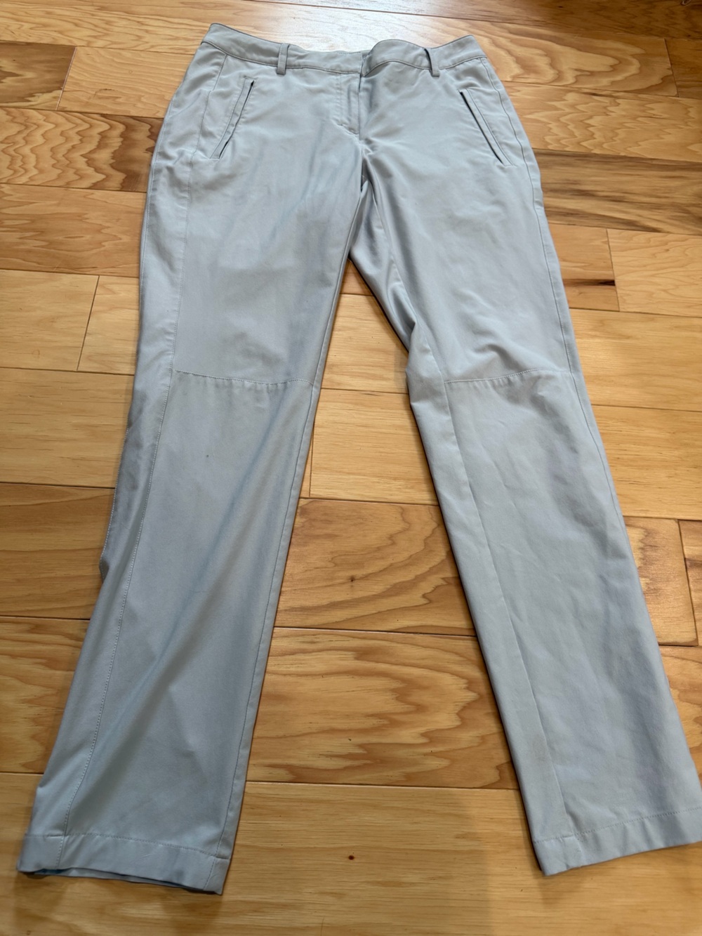 Slazenger Golf Women’s Size 6 Gray Stretch Straight Leg Pants Side Slit Hem